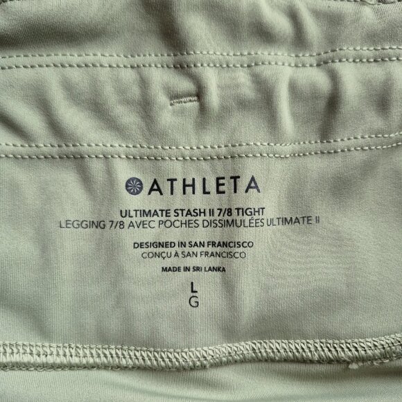 Athleta Ultimate Stash Tight II 7/8 Tight Legging Large - Picture 4 of 15